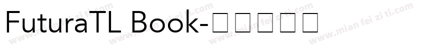 FuturaTL Book字体转换